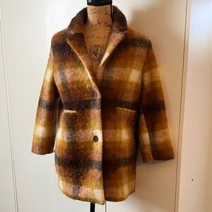Zara Brown and Tan Teddy Jacket